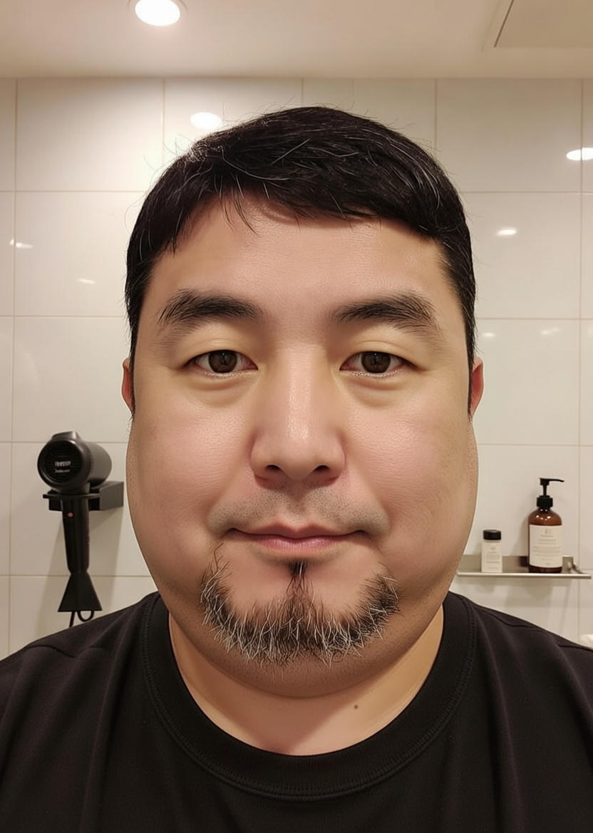 관리 전 얼굴 사진